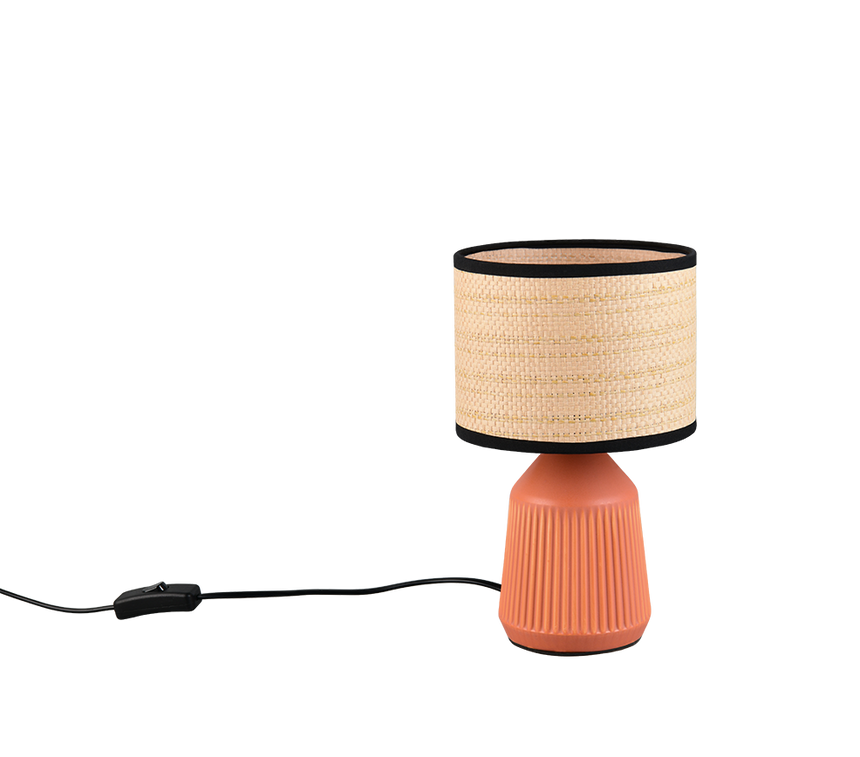 Lámpara de sobremesa Trio Formentera LED terracotta 2700K R56801939