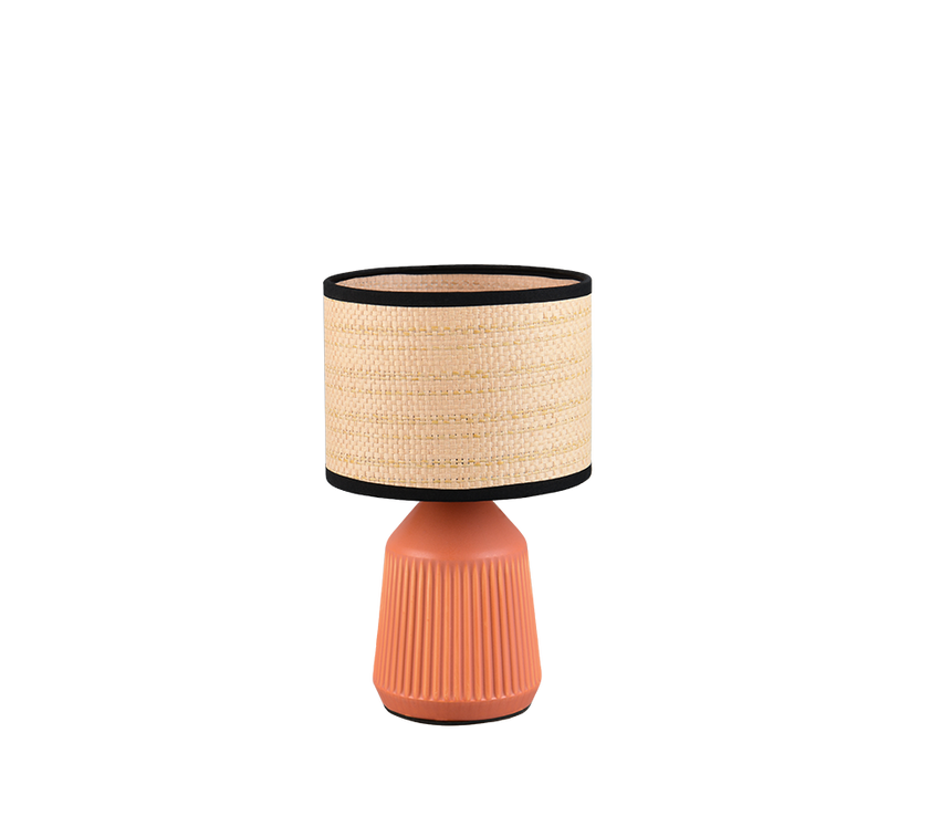 Lámpara de sobremesa Trio Formentera LED terracotta 2700K R56801939