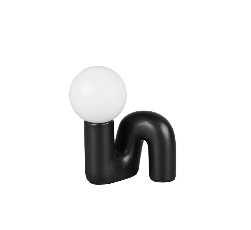Lámpara de sobremesa Trio Quinn LED negro 3000K R56821002