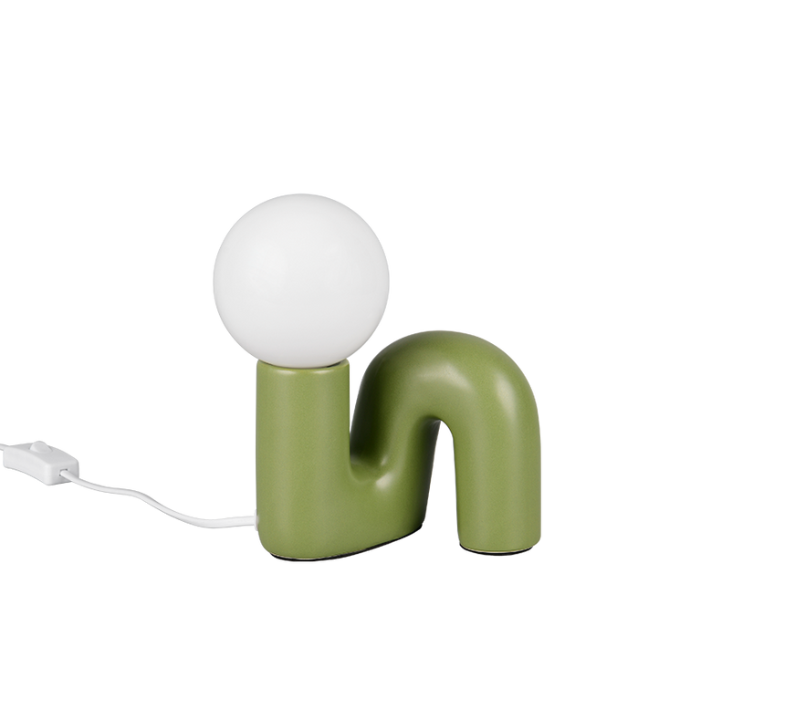 Lámpara de sobremesa Trio Quinn LED green 3000K R56821015