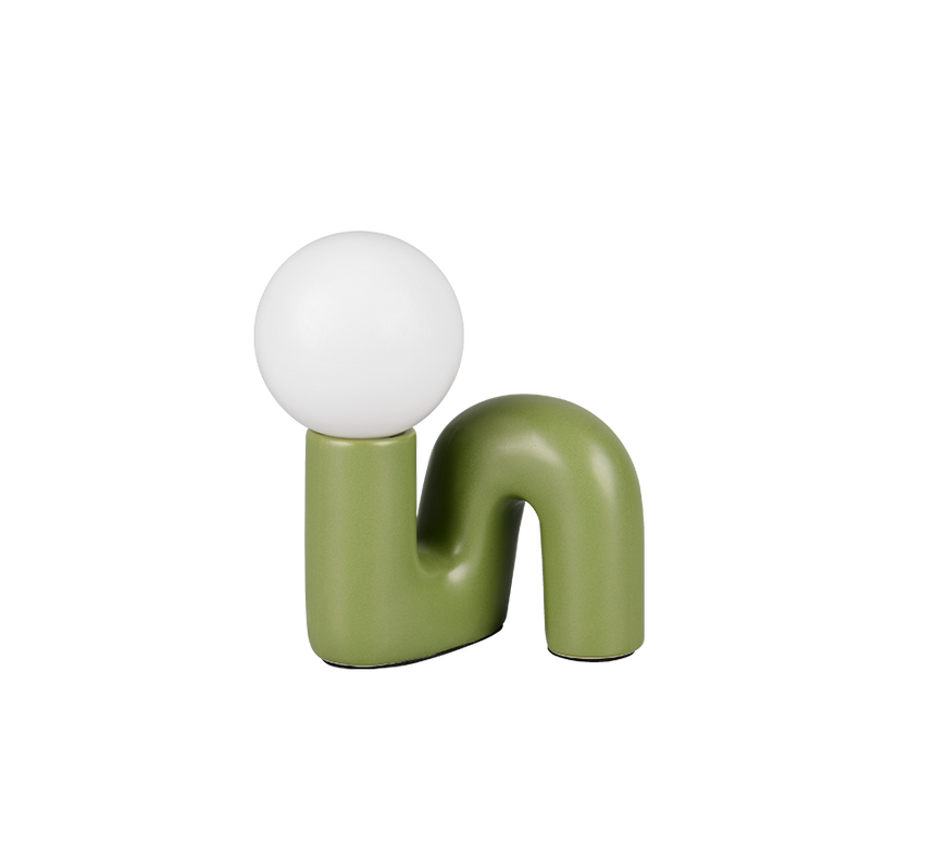Lámpara de sobremesa Trio Quinn LED green 3000K R56821015