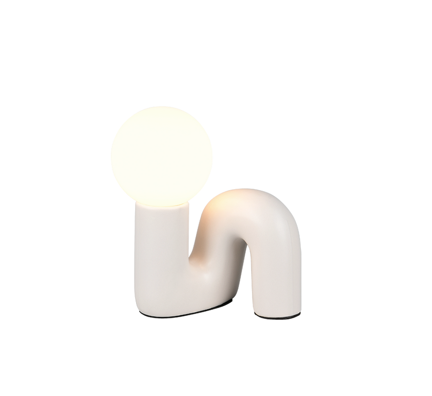 Lámpara de sobremesa Trio Quinn LED gris cálido 3000K R56821076