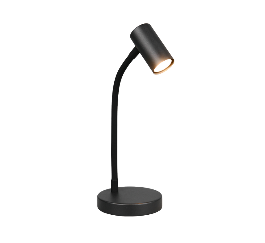 Lámpara de sobremesa Trio Taryn LED negro mate 2700K R56851032