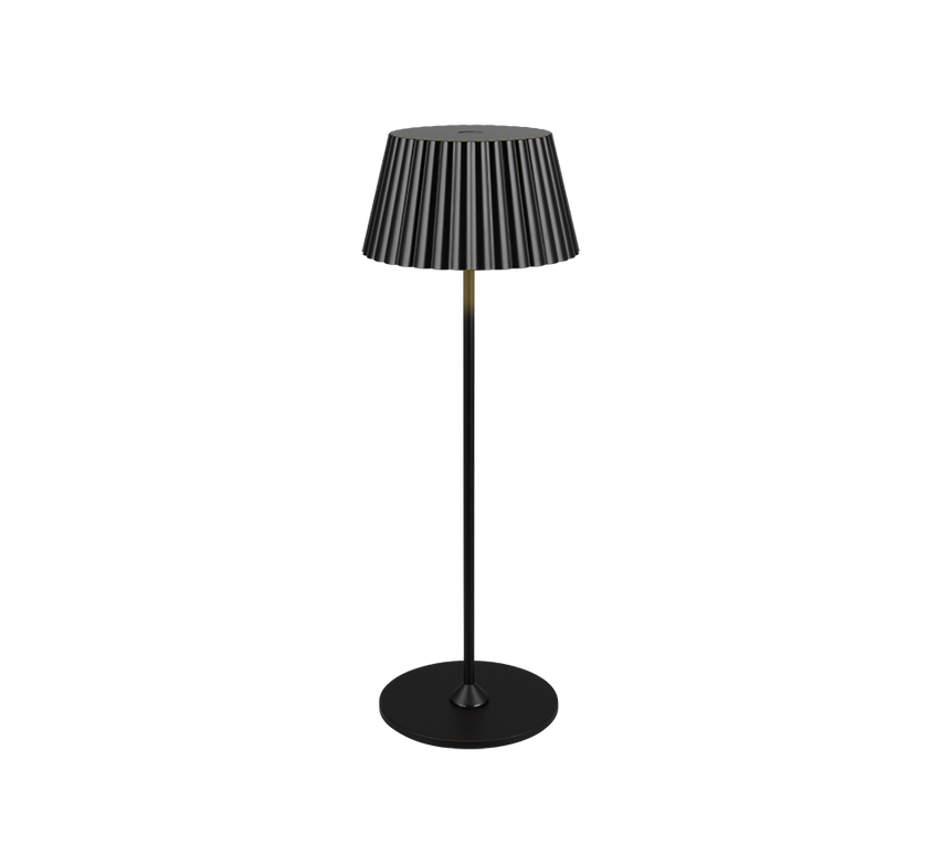 Lámpara de sobremesa de exterior Trio Suarez LED portátil 3000K IP44 negro mate — ref. R57706132 (1)