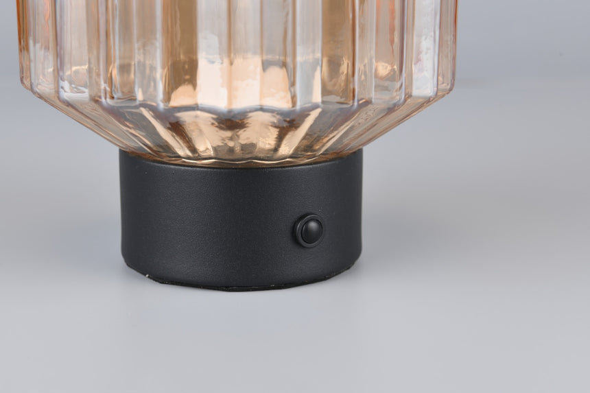 Trio Lord Lámpara sobremesa táctil negro y ámbar R57761113