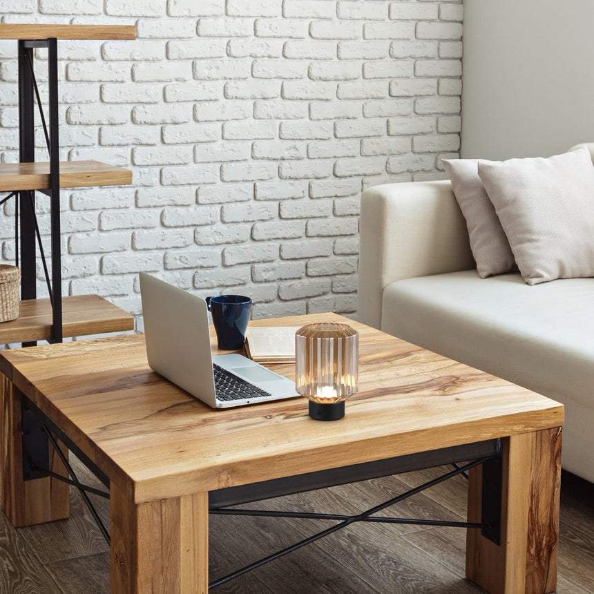 Trio Lord Lámpara sobremesa táctil negro y ámbar R57761113