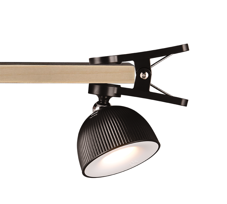 Lámpara de sobremesa Trio Maxima LED portátil negro 3000K táctil USB 41cm R57791102 - vista 2