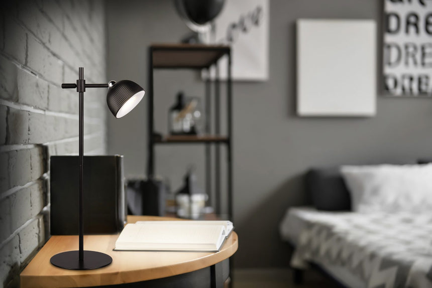 Lámpara de sobremesa Trio Maxima LED portátil negro 3000K táctil USB 41cm R57791102 - vista 6