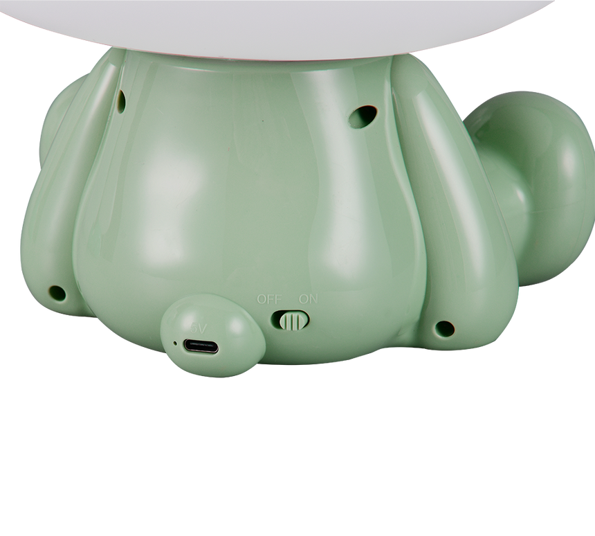 Lámpara de sobremesa Trio Cutie LED verde 3000K táctil USB R57991115 - vista 3