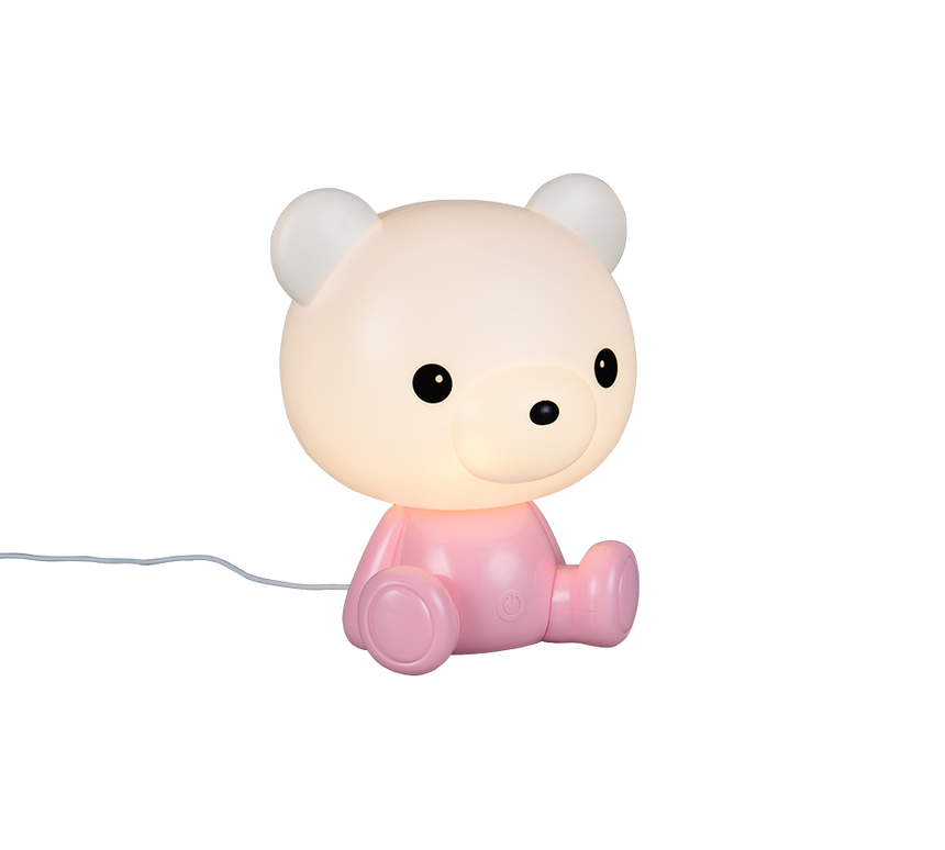 Lámpara de sobremesa Trio Cutie LED pink 3000K táctil USB R57991193