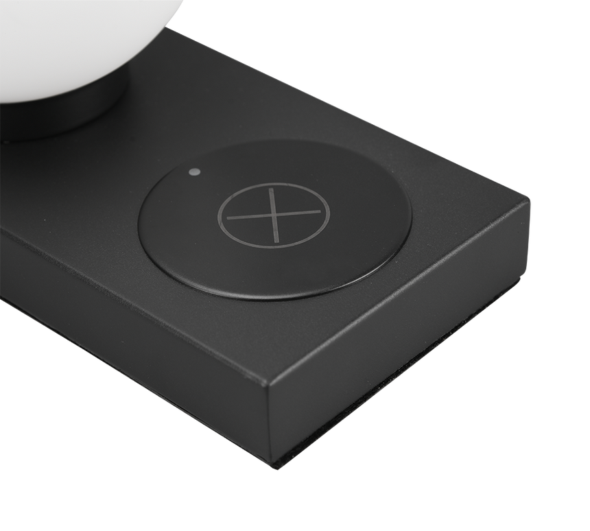 Lámpara de sobremesa Trio Chloe LED negro mate táctil 3000K R59080132