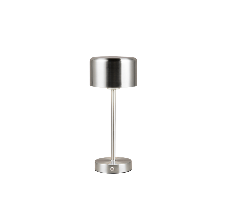 Lámpara de sobremesa Trio Jeff LED portátil níquel mate 3000K táctil USB R59151107