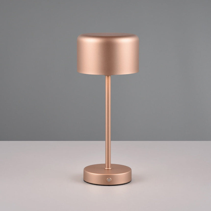 Lámpara de sobremesa Trio Jeff LED portátil 3000K táctil USB marrón café — ref. R59151165 (3)