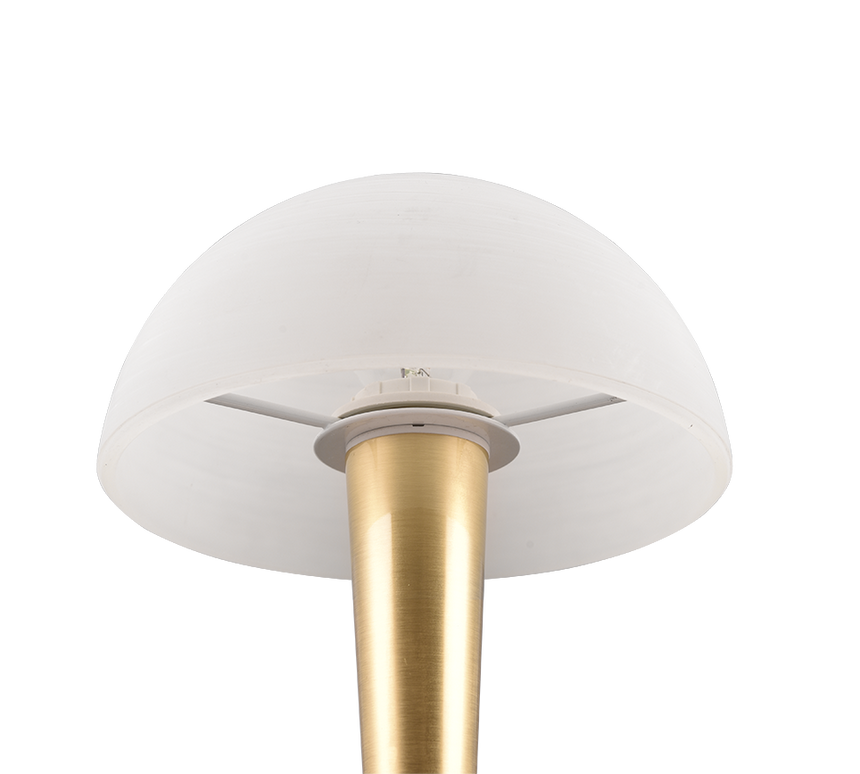 Lámpara de sobremesa Trio Canaria LED latón mate táctil 3000K R59561108