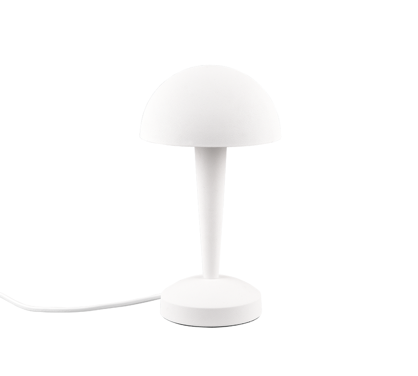 Lámpara de sobremesa Trio Canaria LED blanco mate táctil 3000K R59561131
