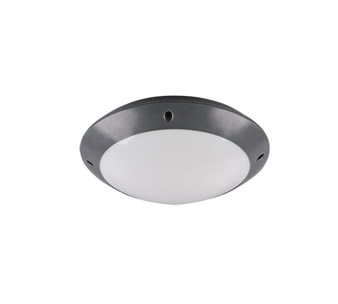 Plafón de techo exterior Trio Camaro LED antracita 3000K IP54 Ø26cm R60501042