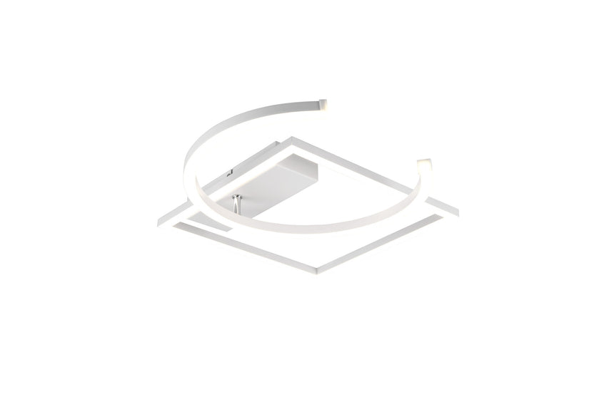 Trio Pivot Plafón LED de metal estera blanca R62162131