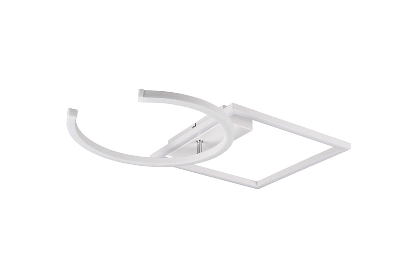 Trio Pivot Plafón LED de metal estera blanca R62162131