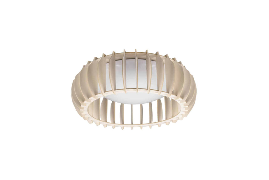 Trio Monte Plafón LED de plástico blanco R62171130