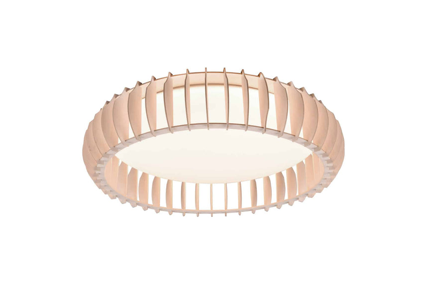 Trio Monte Plafón LED de plástico blanco R62171930