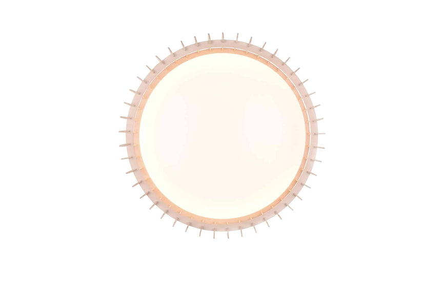 Trio Monte Plafón LED de plástico blanco R62171930