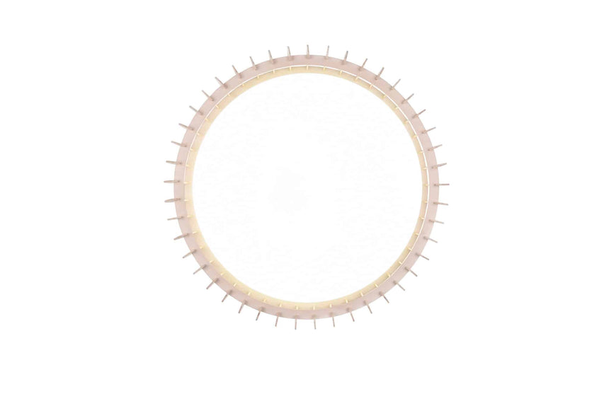 Trio Monte Plafón LED de plástico blanco R62171930