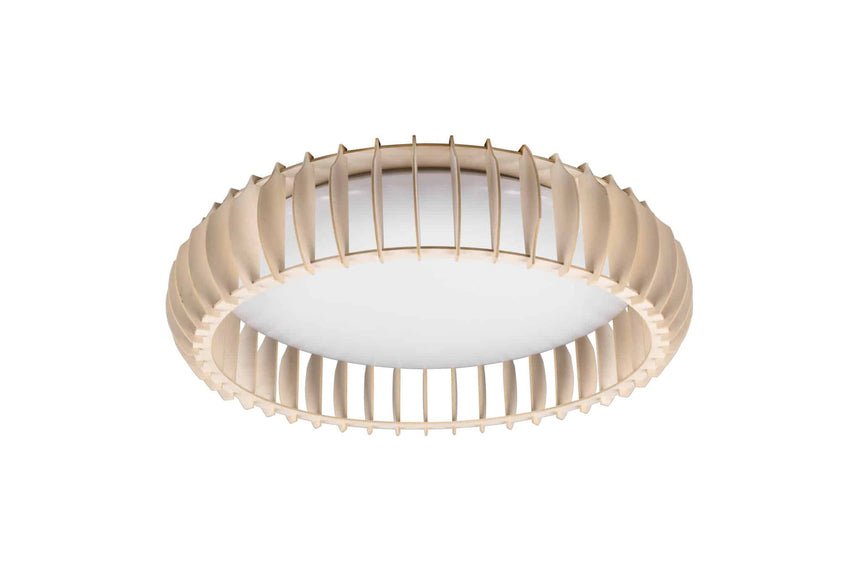 Trio Monte Plafón LED de plástico blanco R62171930