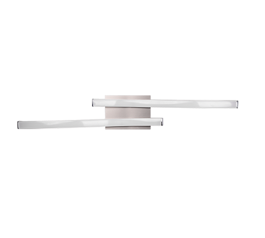 Plafón de techo Trio Route LED níquel mate 4000K 56cm R62472407