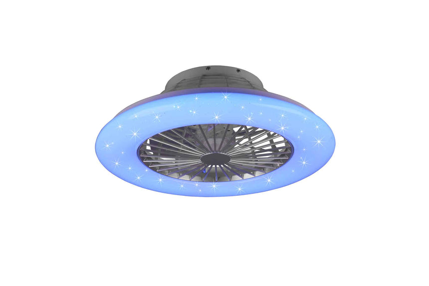Trio Stralsund Ventilador LED de plástico titán R62522987