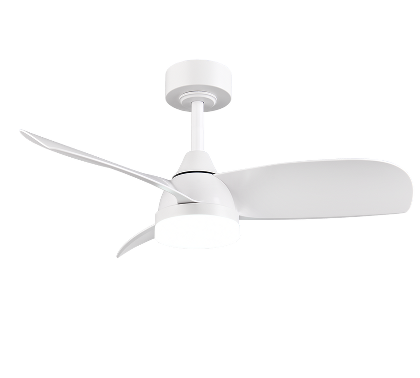 Ventilador de techo Trio Helsinki LED blanco mate CCT regulable con mando Ø90cm R62732131 - vista 4