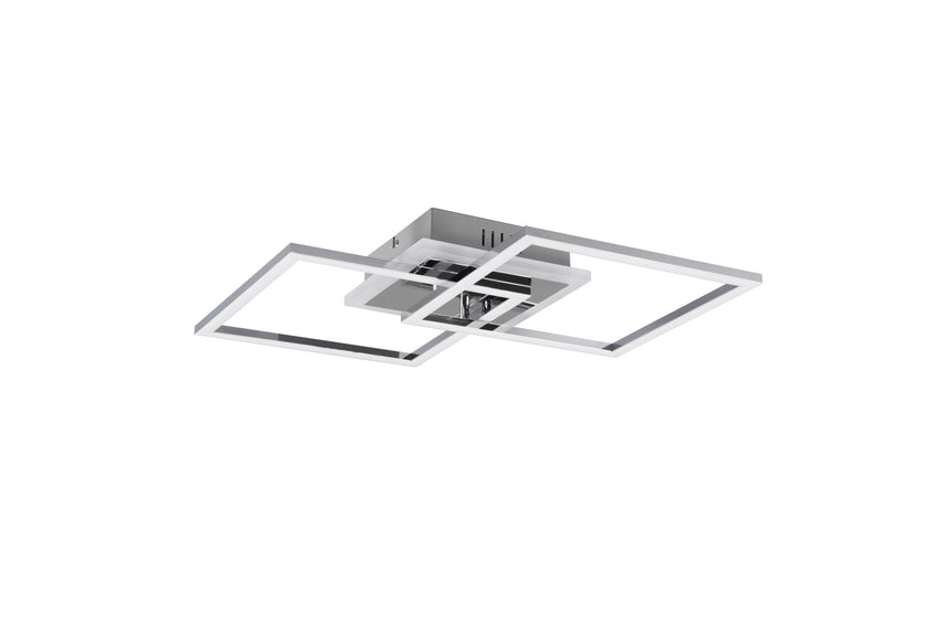 Trio Venida Plafón LED de metal cromo R62793406