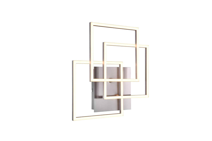 Trio Mobile Plafón LED de metal níquel mate R62883107