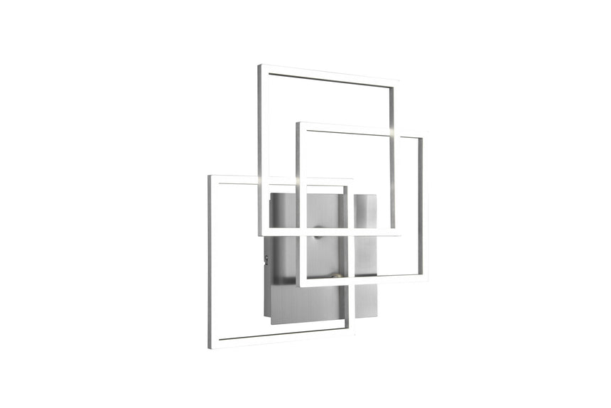 Trio Mobile Plafón LED de metal níquel mate R62883107