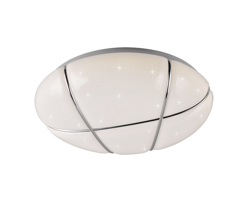 Plafón de techo Trio Tibor LED blanco 4000K Ø28cm R62903001