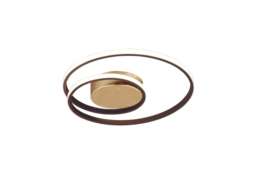 Trio Zibal Plafón LED de metal óxido R62911124