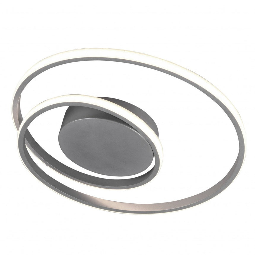 Trio Zibal titan metal LED ceiling light R62911187