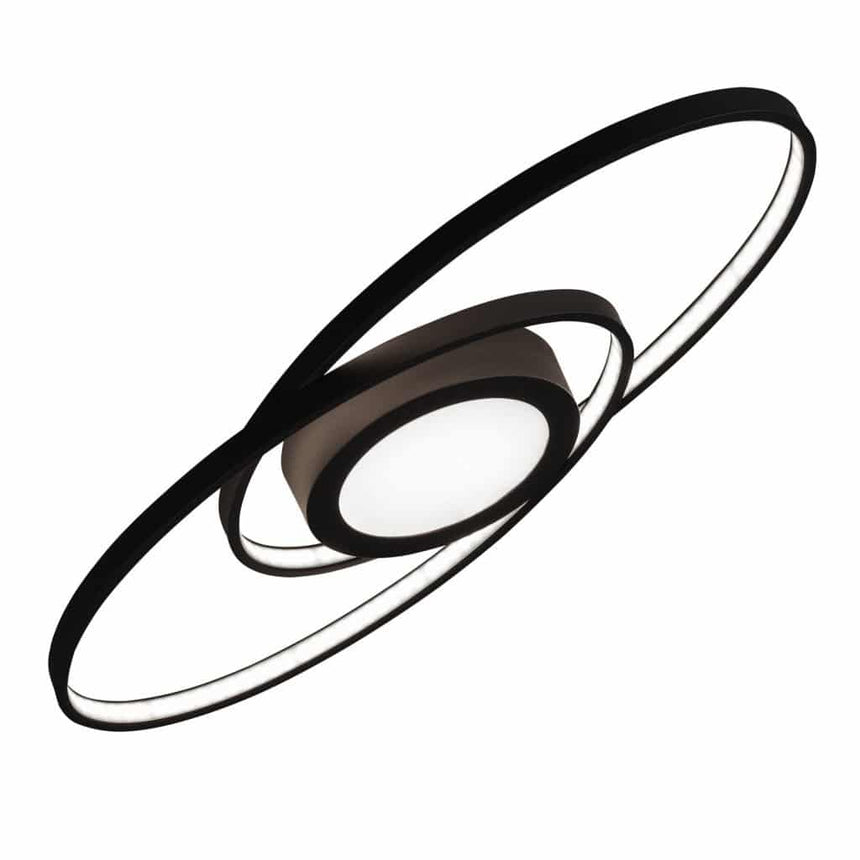 Trio Galaxy Plafón LED de metal antracita R62991142