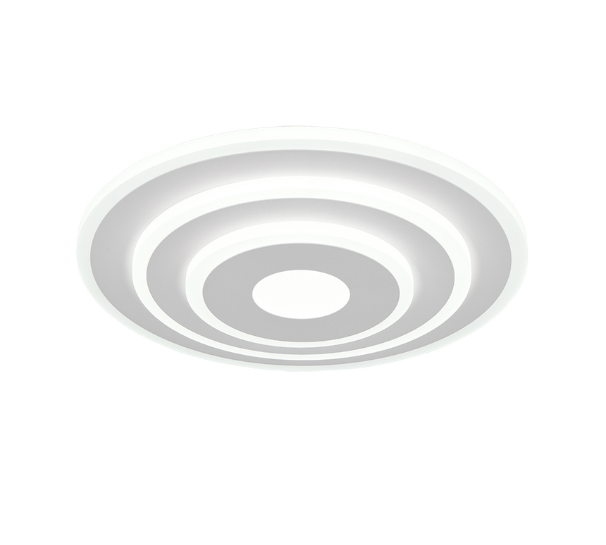 Plafón de techo Trio Goya LED blanco mate CCT Ø30cm R63521131