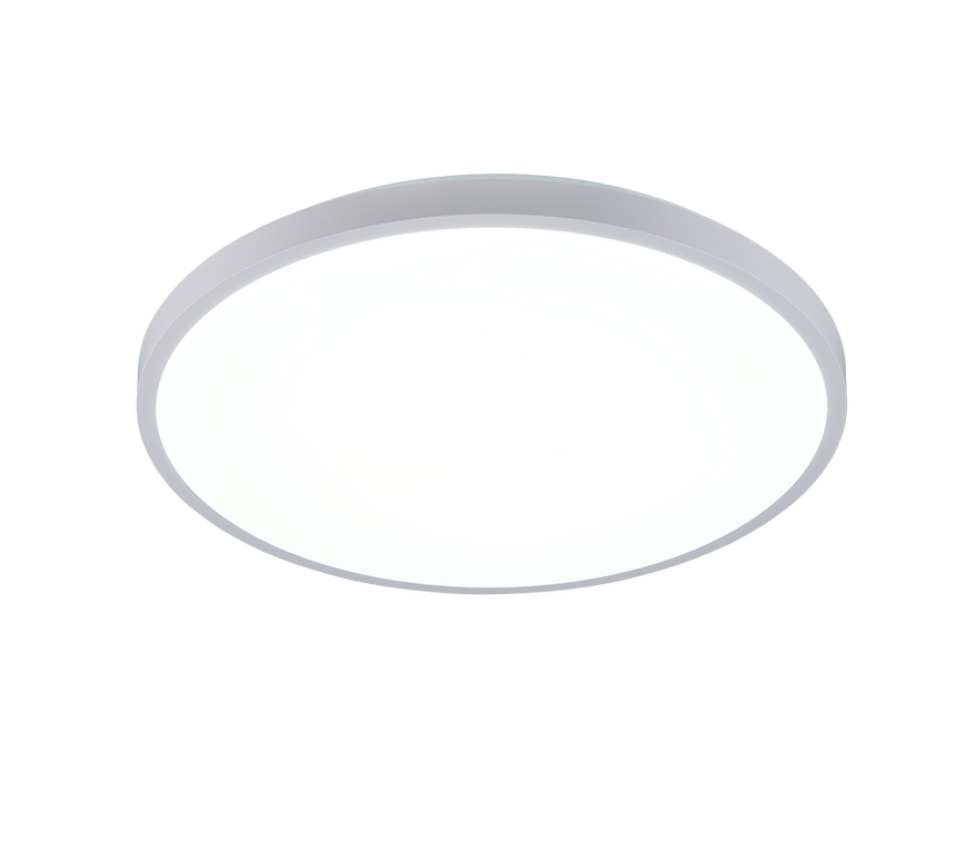 Plafón de techo Trio Slope LED blanco mate CCT Ø49cm R63771931
