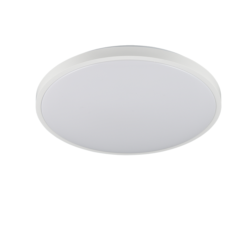 Plafón de techo Trio Slope LED blanco mate CCT Ø49cm R63771931