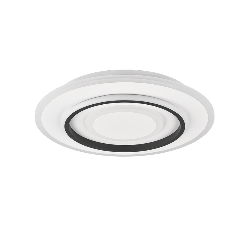 Plafón de techo Trio Jora LED blanco mate CCT Ø41cm R64303131