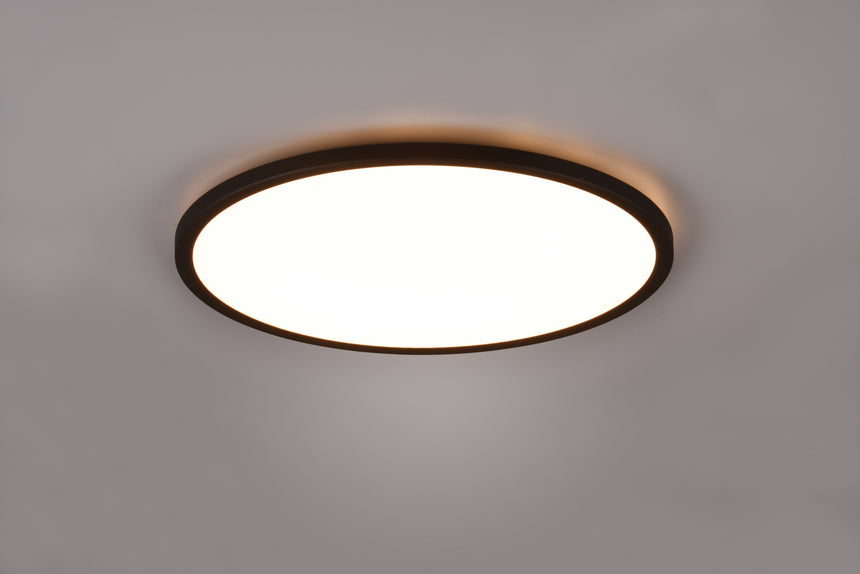 Plafón de techo Trio Aureo estera negra R64371932