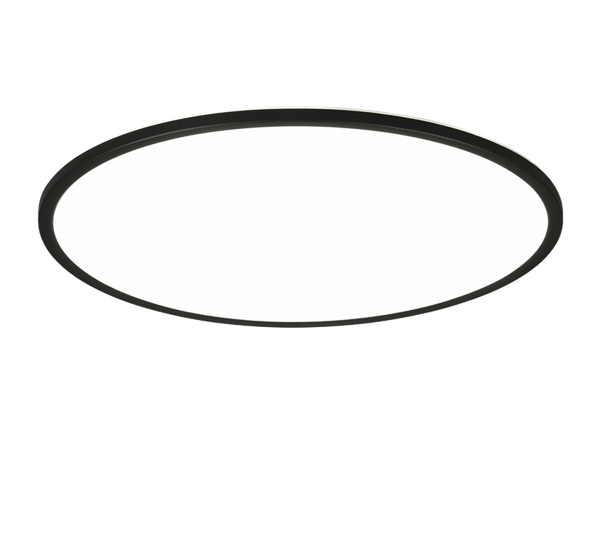Plafón de techo Trio Scott LED negro mate CCT Ø50cm R64381032