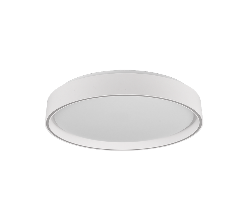 Plafón de techo Trio Felis LED blanco mate CCT Ø40cm R64391031