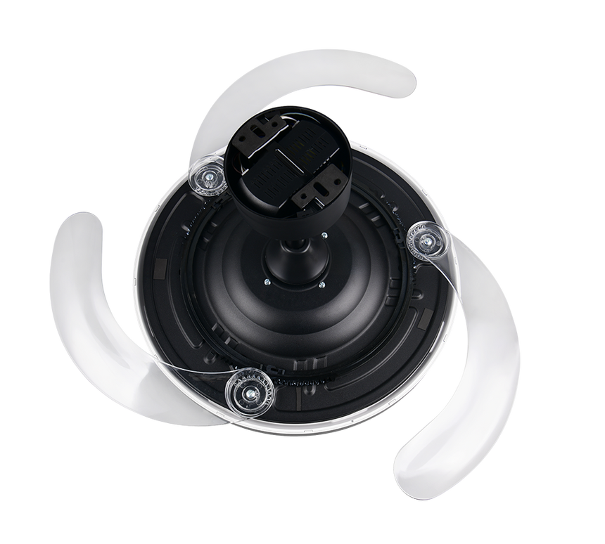 Ventilador de techo Trio Kasfjord LED negro mate CCT Ø106cm R64452132