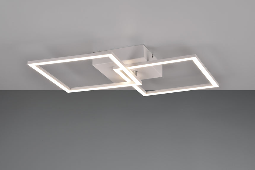 Plafón de techo Trio Trail LED blanco mate 4000K 60cm R64492131