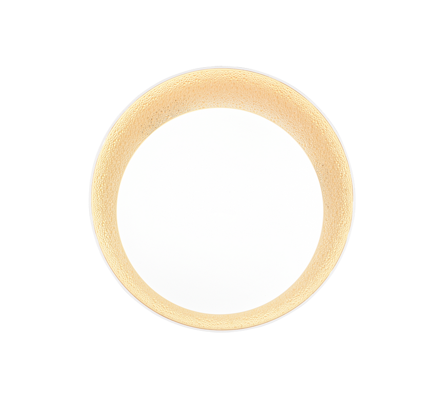 Plafón de techo Trio Aleta LED gold-colored CCT Ø45cm R64611179