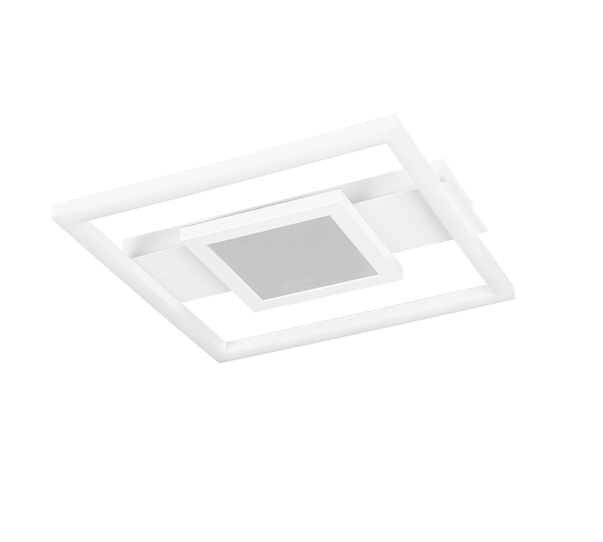 Plafón de techo Trio Wheeler LED blanco mate 4000K 35cm R64801931