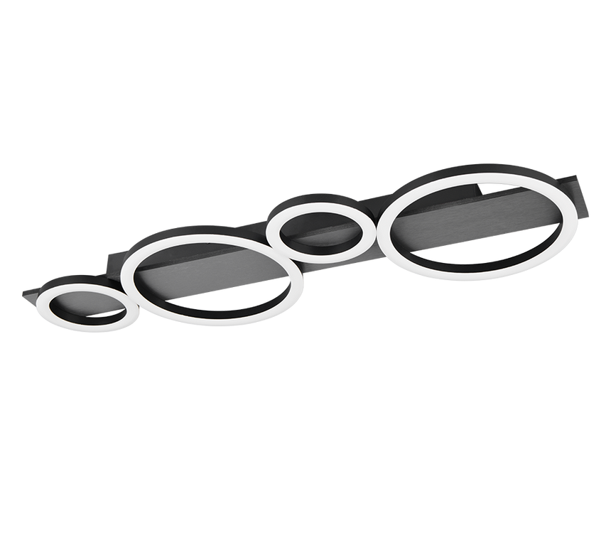 Plafón de techo Trio Lumos LED aluminium colour 3000K 72cm R64821109