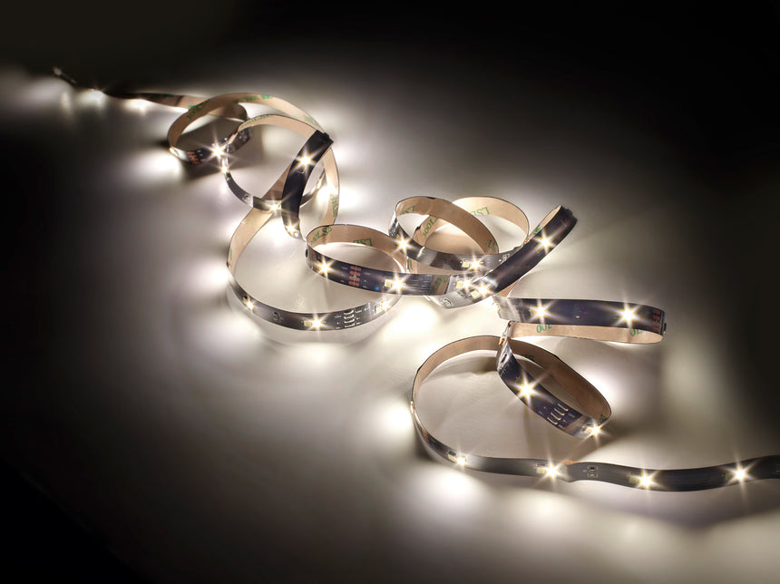 Plafón de techo Trio Chip grande LED negro CCT 5m R65565102